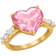 Pink heart engagement ring sticker