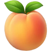 peach sticker
