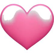 Pink heart  sticker