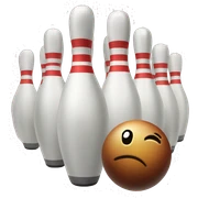 Bowling sticker