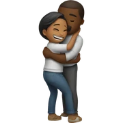 Hug love sticker