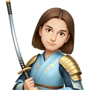 Elegant Samurai sticker