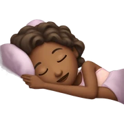 Girl sleeping sticker