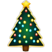 Christmas lights sticker