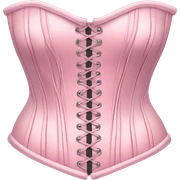 Baby pink corset sticker