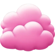 pink cloud  sticker