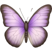 lilac butterfly sticker