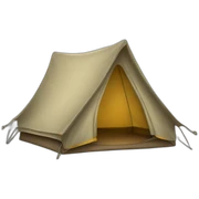 camp tent sticker
