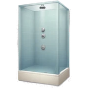 Shower sticker
