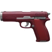red wine gun  sticker