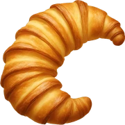 Croissant sticker