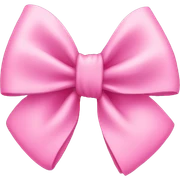 Pink bow sticker