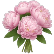 peonies bouquet sticker