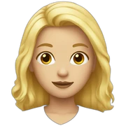 Blonde sticker