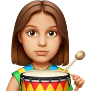 Festive Drummer sticker