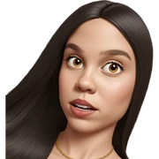 realistic portrait of girl sticker