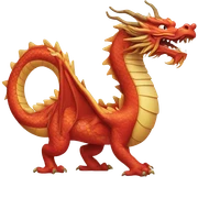 china dragon sticker