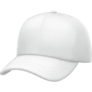 white cap no person sticker