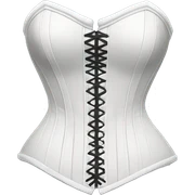 White corset  sticker