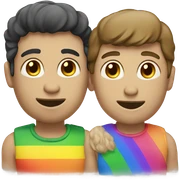 homo and rainbow sticker