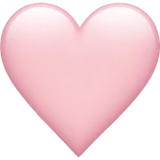 Light pink heart sticker
