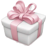Light pink Christmas gifts under a white Christmas tree  sticker