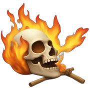 Dead and Fire sticker