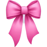 Pink bow sticker