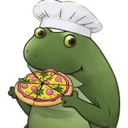 Pink pizza with pineapple  sticker