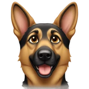german shepard  sticker