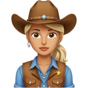 Cowgirl  sticker