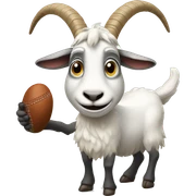 goat playing cricke sticker