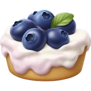 Blueberry cream sticker