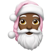 white snow christmas little pink  sticker