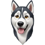 Siberian husky sticker