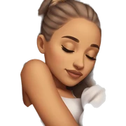 Ariana Grande sleeping sticker