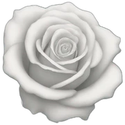 A blue rose with the trendy sticker