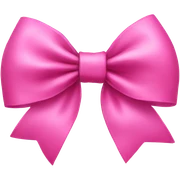 Pink bow sticker