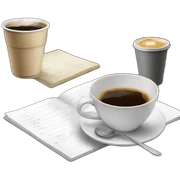Exams and coffe sticker