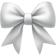 white bow sticker