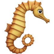 Seahorse emoji sticker