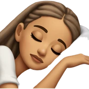 Ariana Grande sleeping sticker