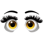 Lashes sticker