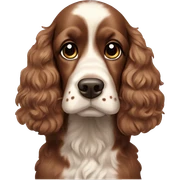 Show cocker spaniel sticker