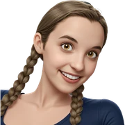 smiling girl by the window sticker