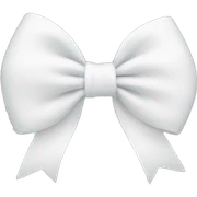 white bow sticker