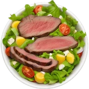 steak salad bowl sticker