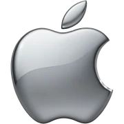 Apple logo sticker
