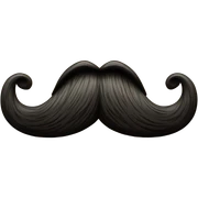 moustache sticker