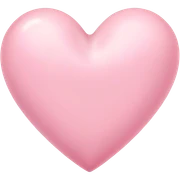 Pastel pink heart  sticker